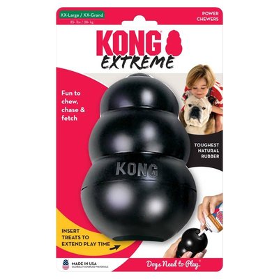 Гумові іграшки для великих собак, суперміцна груша-годівниця KONG Extreme XXL